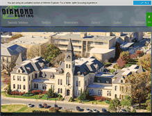 Tablet Screenshot of diamond-roofing.com